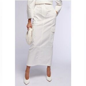Akira NWOT Effie Cargo Maxi Skirt